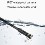 TESLONG MS450 8mm Dual Lens HD 4.5 Inch Large Screen Borescope Auto Repair Tool, 5M