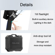 Teslong NTS300 5.5mm-1M Dual Lens Water-resistant 5 Inch HD Industrial Borescope Auto Repair Tools