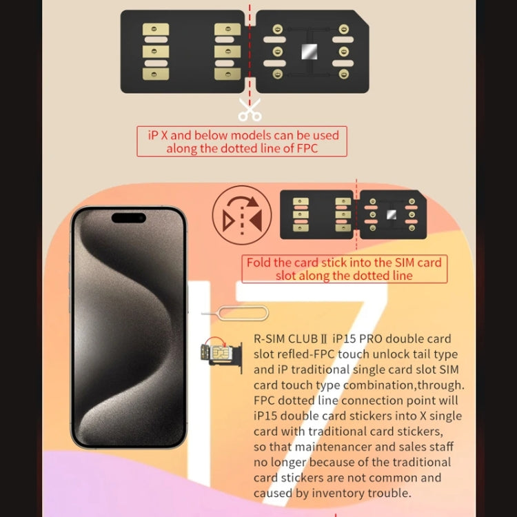 R-SIM CLUB 2 Unlock Card For IOS18 System iPhone Series