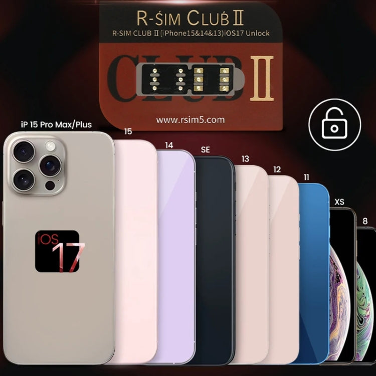 R-SIM CLUB 2 Unlock Card For IOS18 System iPhone Series