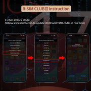 R-SIM CLUB 2 Unlock Card For IOS18 System iPhone Series