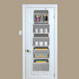 GD03 Wall-Mounted Fabric Storage Bag Wardrobe Room Door Behind Hanging Bag, Color: 4+1 Gray - free shipping - PMc TechLife - Order now!