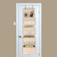 GD03 Wall-Mounted Fabric Storage Bag Wardrobe Room Door Behind Hanging Bag, Color: 4+1 Beige - free shipping - PMc TechLife - Order now!