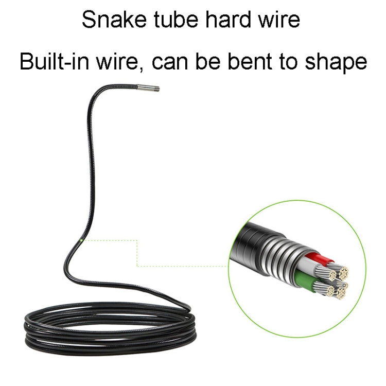 Teslong NTS500 5.5mm-3M Dual Lens 5 Inch Large Screen Industrial Pipe Borescope Industrial Inspection Tools