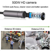 Teslong NTS500 5.5mm-3M Dual Lens 5 Inch Large Screen Industrial Pipe Borescope Industrial Inspection Tools