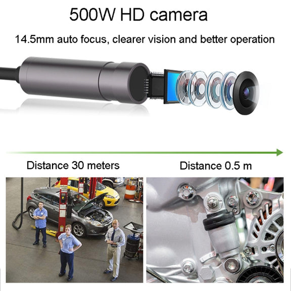 Teslong NTS500 5.5mm-3M Dual Lens 5 Inch Large Screen Industrial Pipe Borescope Industrial Inspection Tools