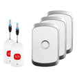 CACAZI C20 Two To Three Wireless Pager For The Elderly Home Care Waterproof Emergency Pager, EU Plug(Silver) - free shipping - PMC TechLife - Order now!