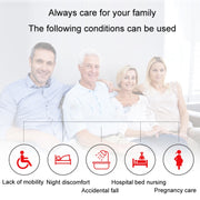 CACAZI C20 Two To Three Wireless Pager For The Elderly Home Care Water-resistant Emergency Pager, EU Plug(Gold)