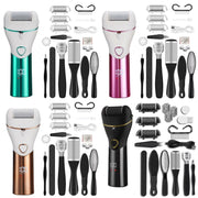 10pcs/set Household Electric Dead Skin Peeling Foot Grinder, Color: Black