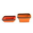 Square Silicone Foldable Magnetic Parts Tray For Small Parts And Tools(Orange) - Storage Bags & Boxes by PMC TechLife | Online Shopping South Africa | PMC TechLife | Buy Now Pay Later Mobicred