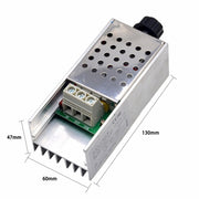 10000W High Power SCR Speed Controller Voltage Regulator Dimmer Thermostat With Shell