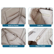 Pet Handbag Autumn And Winter Shoulder Cat Outing Bag, Color: Large Light Gray