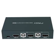PWAY PW-S7201H 2 In 1 Out HDMI KVM Switch 4K HD Video Screen Cutter