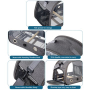33x26x24cm Portable Foldable Birdcage Oxford Cloth Hamster Rabbit Squirrel Pet Outing Bag
