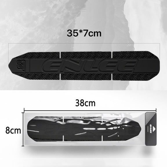 ENLEE E-645 Bicycle Frame Protectors Mountain Bike Road Bike Bumper Covers Downtube Guards(Black)