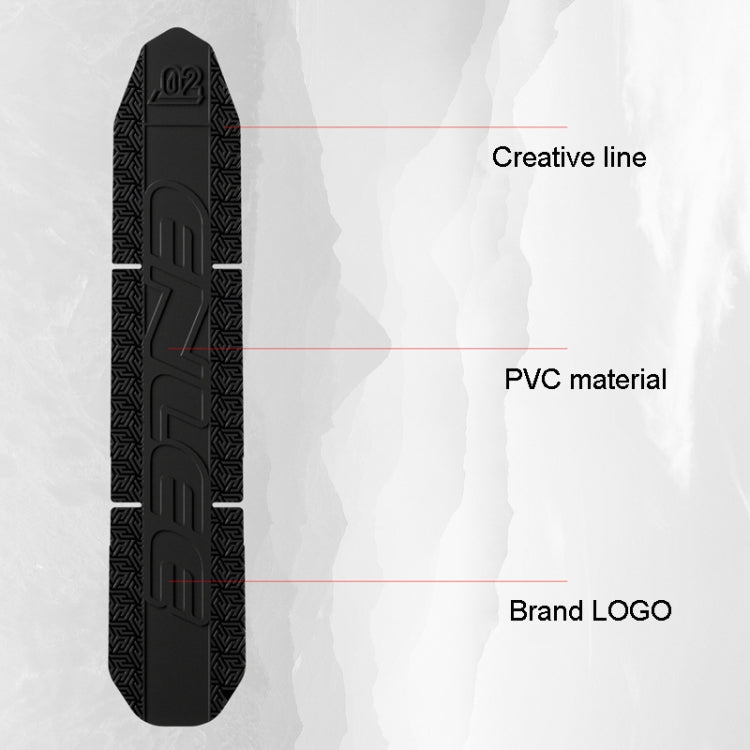 ENLEE E-645 Bicycle Frame Protectors Mountain Bike Road Bike Bumper Covers Downtube Guards(Black)