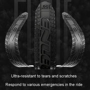 ENLEE E-645 Bicycle Frame Protectors Mountain Bike Road Bike Bumper Covers Downtube Guards(Black)
