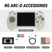 ANBERNIC RG ARC-D Handheld Game Console 4-Inch IPS Screen Linux / Android 11 System Portable Video Arcade 128G(Black)