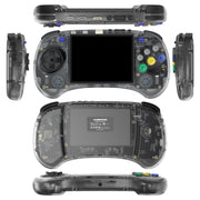 ANBERNIC RG ARC-S Handheld Game Console 4-Inch IPS Screen Linux System Portable Video Arcade 128G(Transparent Black)