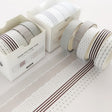 5rolls /Box 3m Washi DIY Decoration Handbook Tape Set, Color: Point and Line - Tape & Solid glue by PMC TechLife | Online Shopping South Africa | PMC TechLife