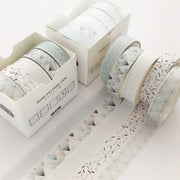 5rolls /Box 3m Washi DIY Decoration Handbook Tape Set, Color: Pine