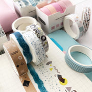 5rolls /Box 3m Washi DIY Decoration Handbook Tape Set, Color: Point and Line
