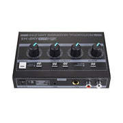Mini HIFI 8-channel Monitoring Portable Headphone Amplifier Distributor(US Plug)