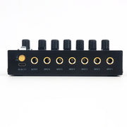Ultra-Compact Low-Noise 6 Channel Stereo Audio Mixer, US Plug(MIX600)