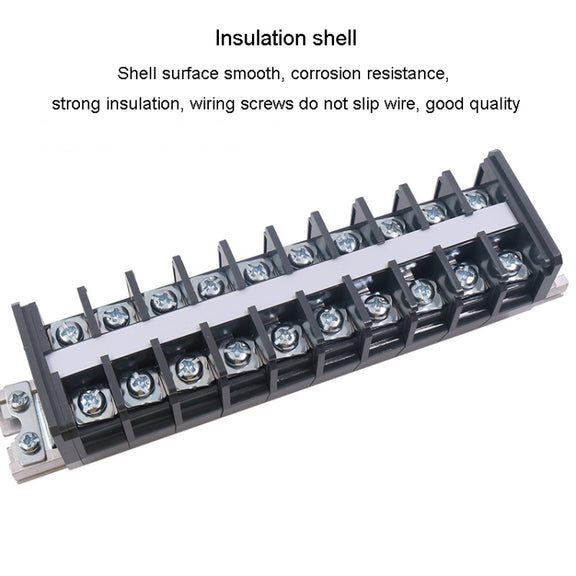 CHINT TD-6020 Terminal Block Rail Type Wiring Block Paralleling Wires Wire Connector