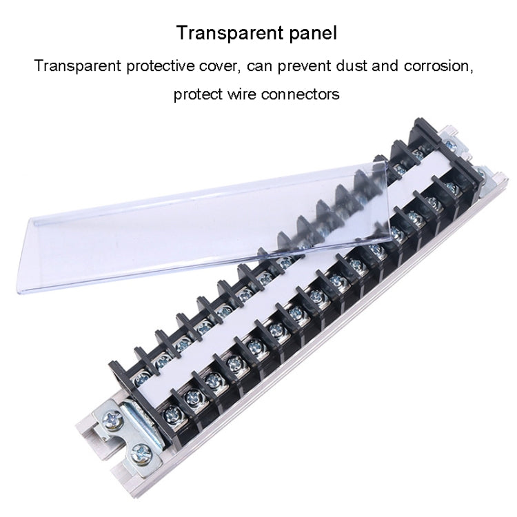 CHINT TD-6020 Terminal Block Rail Type Wiring Block Paralleling Wires Wire Connector