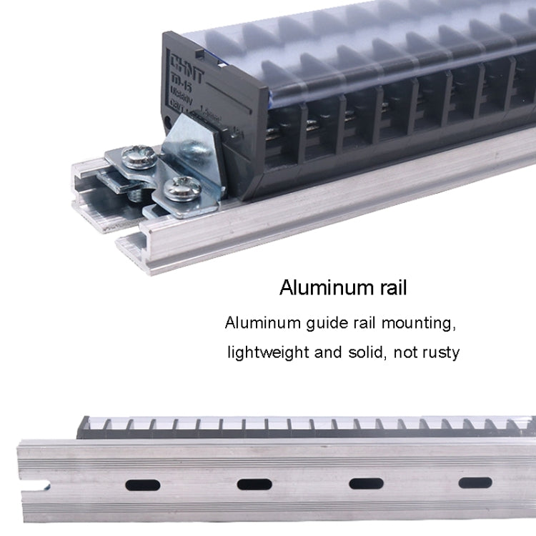 CHINT TD-3030 Terminal Block Rail Type Wiring Block Paralleling Wires Wire Connector