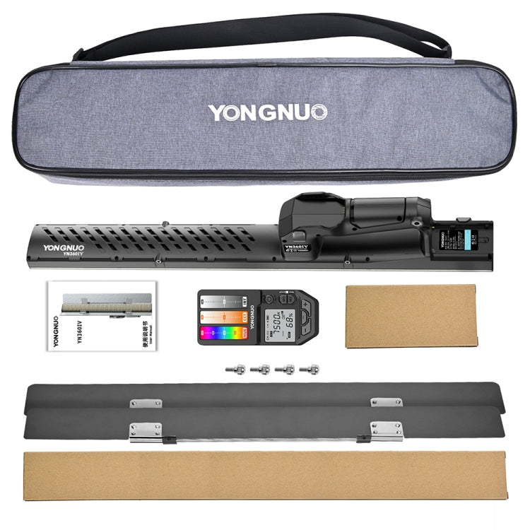 YONGNUO YN360IV 480 LEDs RGB APP Controlled Photography Fill Light, Spec: Standard+Adapter