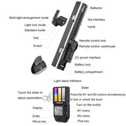 YONGNUO YN360IV 480 LEDs RGB APP Controlled Photography Fill Light, Spec: Standard+NP-F750