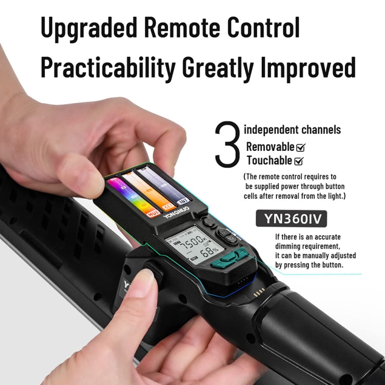 YONGNUO YN360IV 480 LEDs RGB APP Controlled Photography Fill Light, Spec: Standard