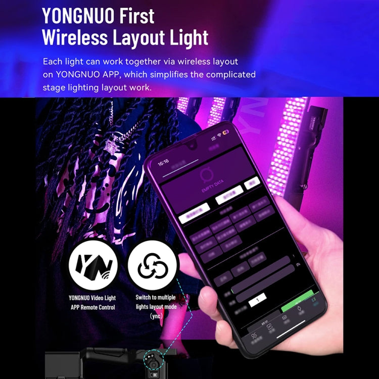 YONGNUO YN360IV 480 LEDs RGB APP Controlled Photography Fill Light, Spec: Standard
