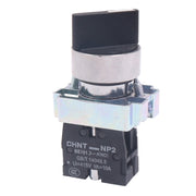 CHINT NP2-BD21 2 Gear Self-locking 1NO Power Transfer Switch Short Handle Master Knob 22mm