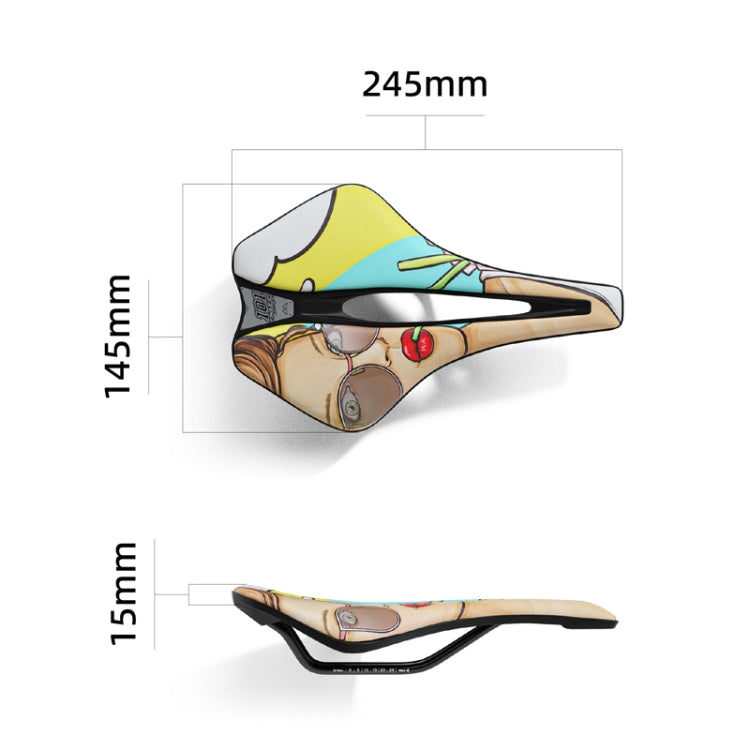 ENLEE E-ZD312 Bicycle MTB Saddle Cushion Super Soft Road Bike Saddle Pads, Model: J Model