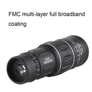 16x52 High Definition Outdoor Bird Viewing Monocular Telescope, Spec: with Clip+Tripod