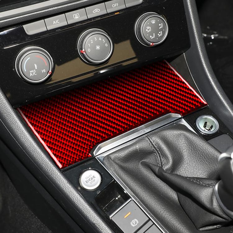 Volkswagen Sagitar 2019-2023 Left-hand Drive Central Control Storage Box Sticker(Black)