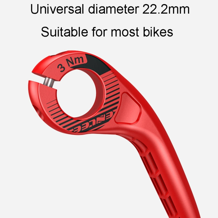 ENLEE E-45616 1pair Bicycle Handlebar Covers Cow Sheeps Horn Grips Joystick Sleeve Accessories(Fluorescent Yellow)