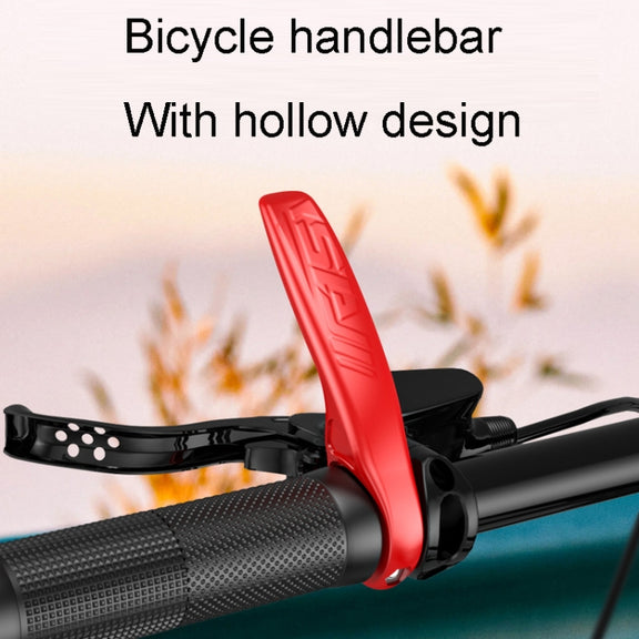ENLEE E-45616 1pair Bicycle Handlebar Covers Cow Sheeps Horn Grips Joystick Sleeve Accessories(Black)