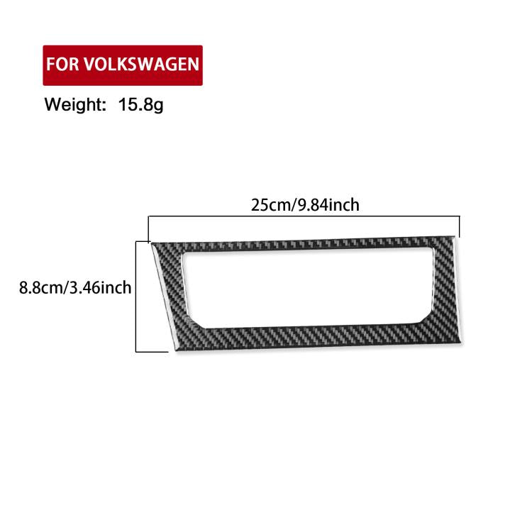 For Volkswagen Sagitar 2019-2023 B Model Left-hand Drive Central Control Air Conditioning Panel Sticker(Black)