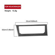 For Volkswagen Sagitar 2019-2023 B Model Left-hand Drive Central Control Air Conditioning Panel Sticker(Red)