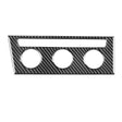 For Volkswagen Sagitar 2019-2023 A Model Left-Hand Drive Central Control Air Conditioning Panel Sticker(Black) - Car Interior Mouldings by PMc TechLife | Online Shopping South Africa | PMc TechLife | Buy Now Pay Later Mobicred