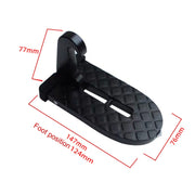 For SUV Car Assistance Getting In The Car Hook Pedal, Color: Silver