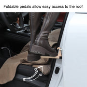 For SUV Car Assistance Getting In The Car Hook Pedal, Color: Orange with Broken Window