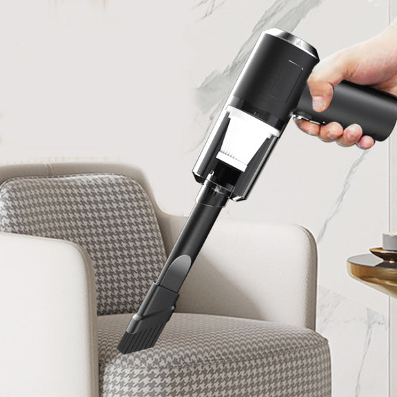 Automotive Household Small Vacuum Cleaner Car USB Charging Powerful Cleaning Tool(Black)