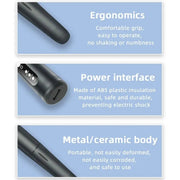 HX-08 USB Charging Portable Manicure Remover and Polisher Home Nail Art Tools(Grey)