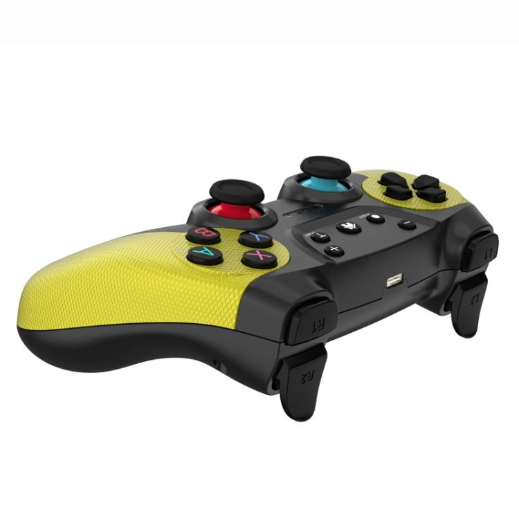 For Switch Pro / PC / Android Wireless Bluetooth Game Controller With Wake-Up Vibration(Elegant Silver)