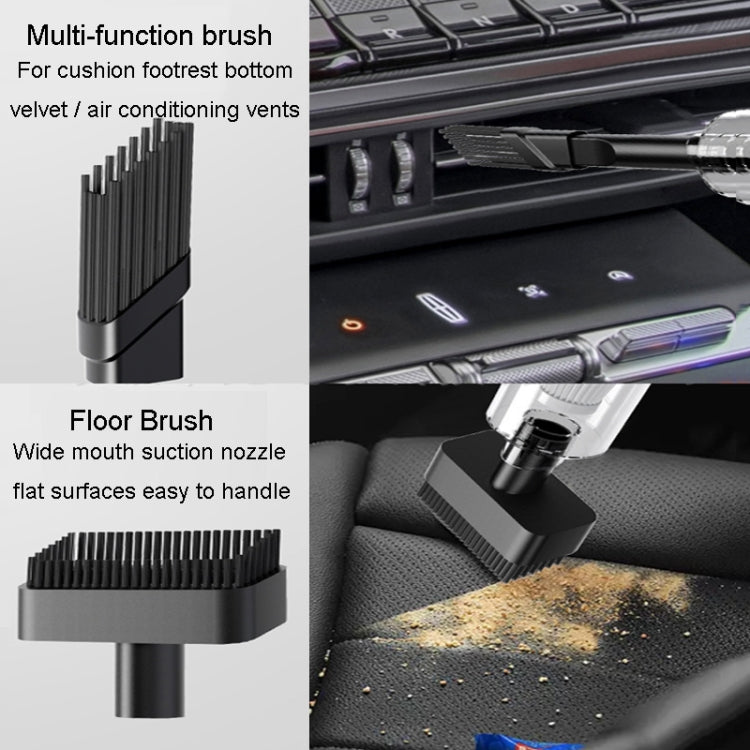 Automotive Household Small Vacuum Cleaner Car Charging Powerful Cleaning Tool(Black)